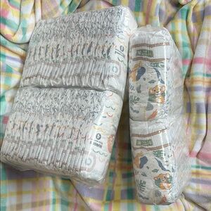 Colorful Huggies diapers size  4